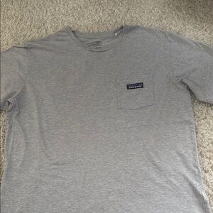 Patagonia Gray Short Sleeve Tee Essential Crew Neck